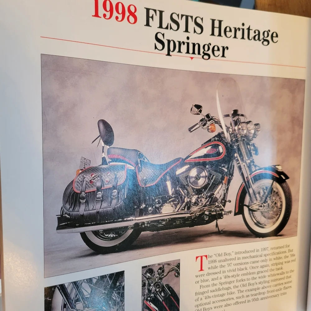 Harley-Davidson Rolling Sculpture Book ~ Pictorial Celebration of First 95 Years
